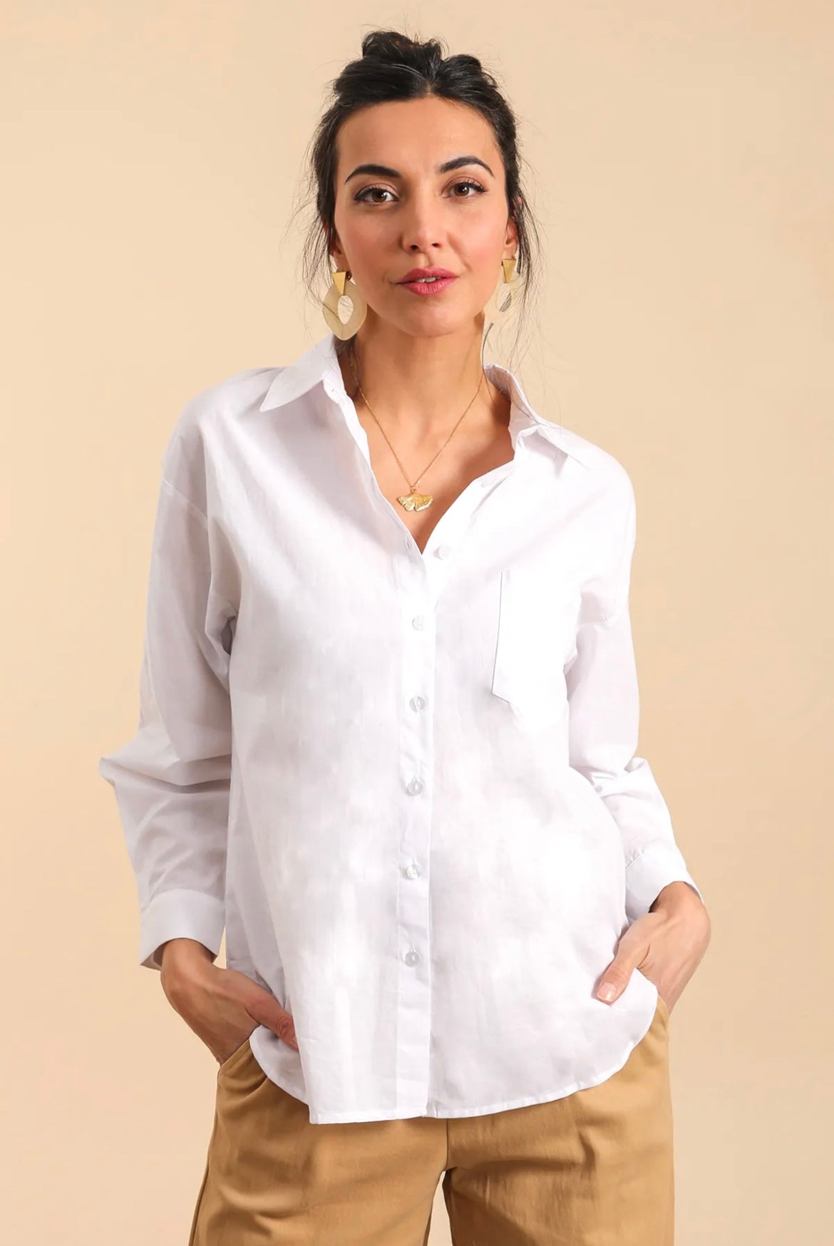 Chemise brodée ,mon amour